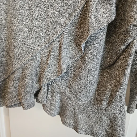 Premise Heather Gray Cowl Neck Sweater - Picture 3 of 4